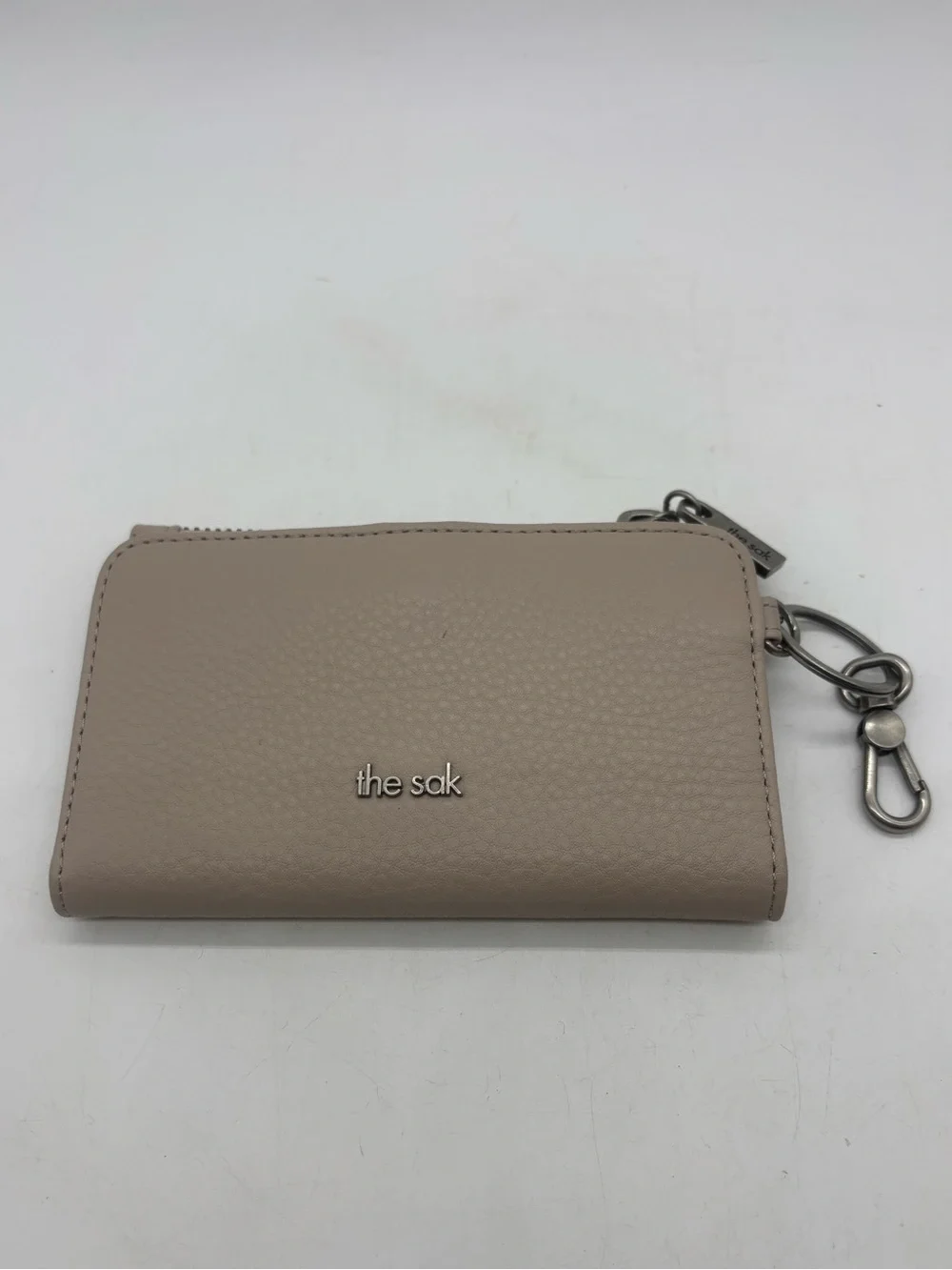 The Sak Encino Leather Wallet Taupe (Sand?) Bifold Slim Key Ring